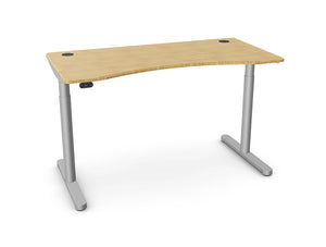 RoundE Bamboo Sit Stand Desk