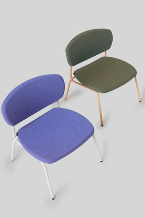 Samoo Upholstered Chair with Metal Legs 12