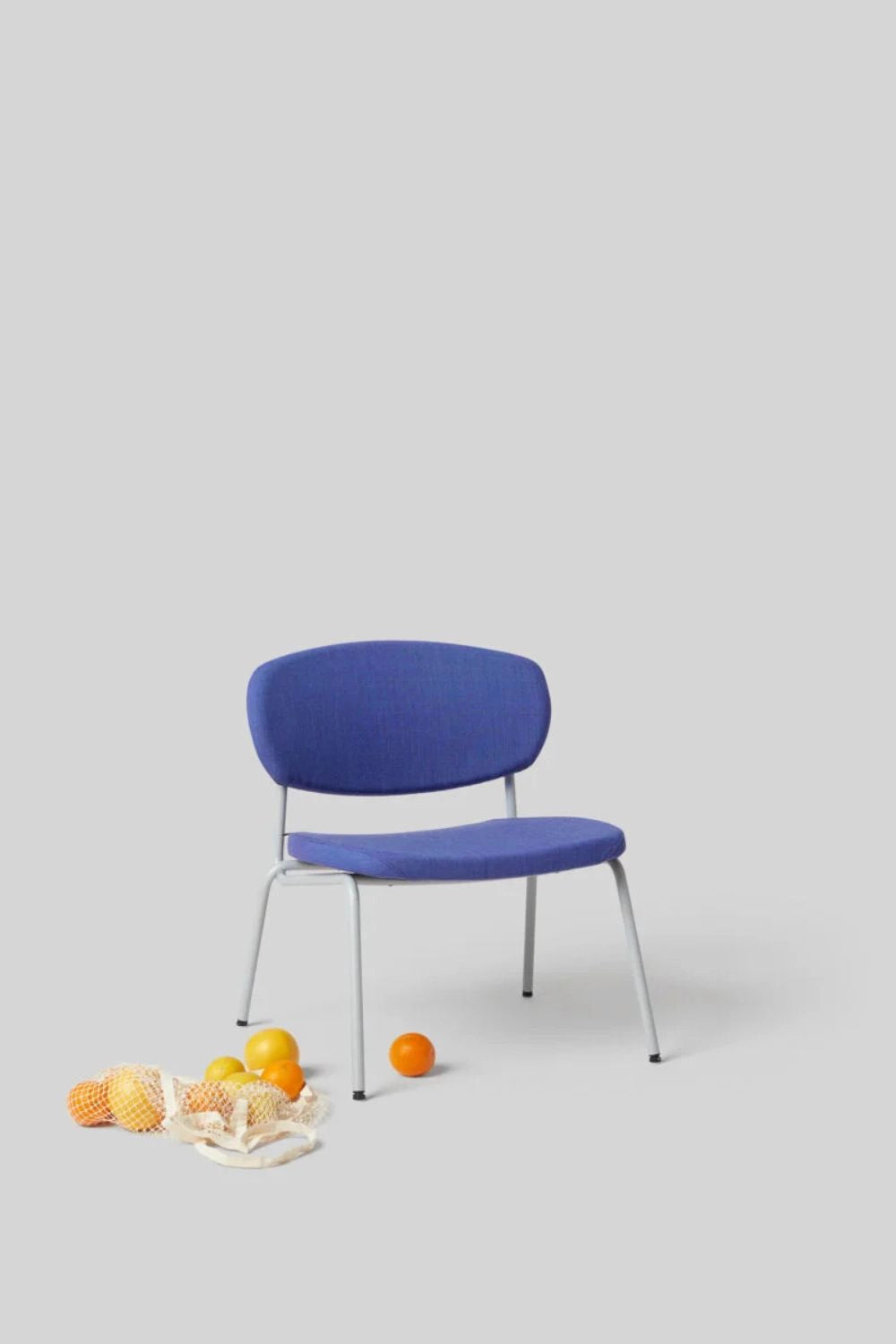 Samoo Upholstered Chair with Metal Legs 2