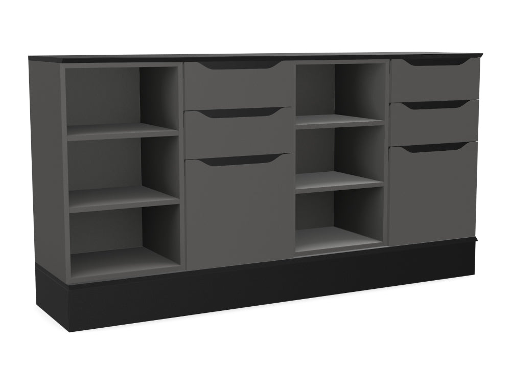 Solini High 4-Column Credenza Unit