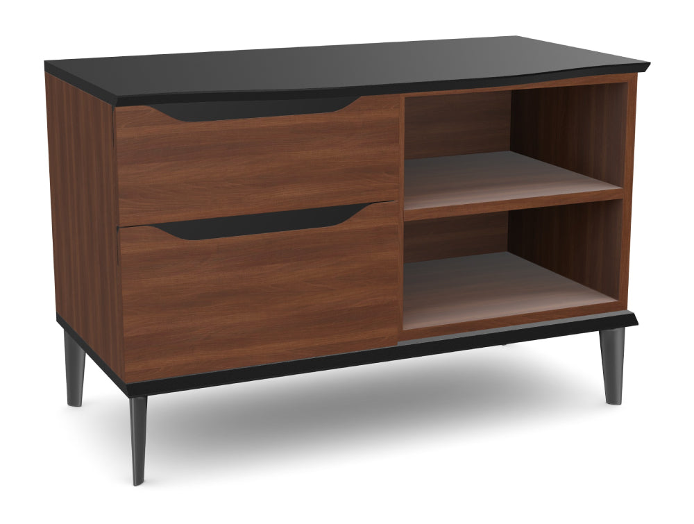 Solini Low Part Closed 2 Level Credenza Unit