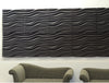 Soundtect Recycled Wave Wall Acoustic Panel In Fancy Yellow And Black Finish For Receptions Areas