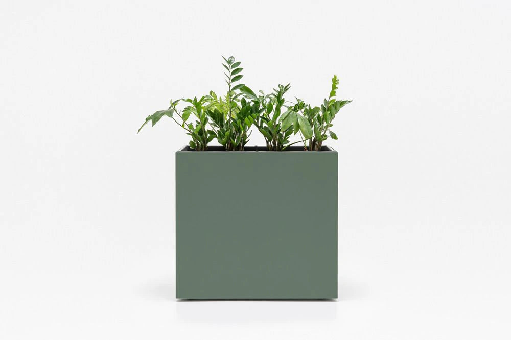 Standard Freestanding Planters in Green Finish