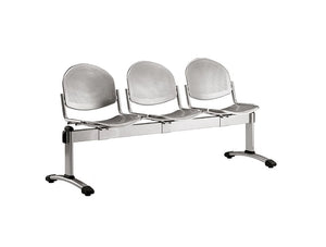 Star Modular Metal Bean Seating Chairs With Curved Body Design