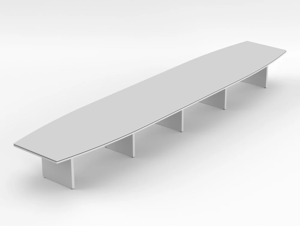 Status Executive Boardoom Table 6800Mm White Pastel Finish