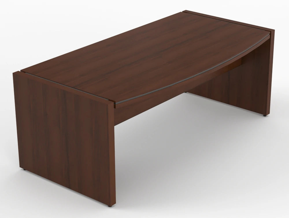 Status Executive Desk Lowland Walnut Finish 2000Mm