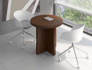 Status Narrow Round Meeting Table with Panel Leg Base-in-Chestnut-Finish.jpg