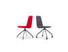Ulti K Chair With Black Metal Base And Castor Wheels