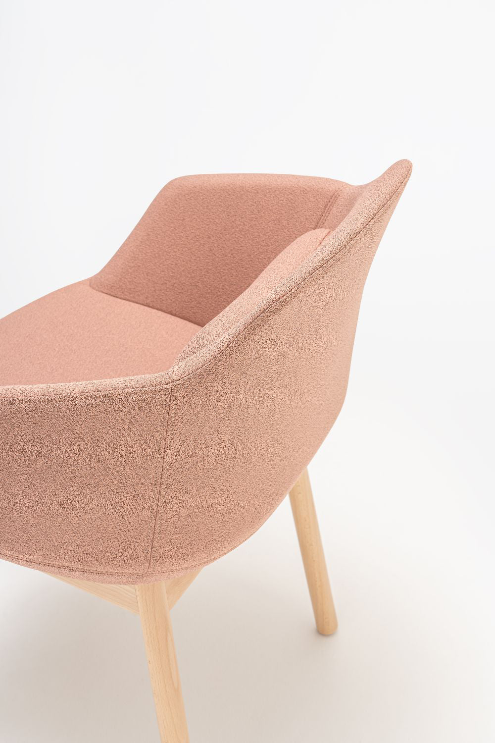 Ultra Four Wooden Base Chair Detail 3