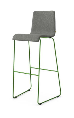 Vibe Stool With Skid Frame Base 4