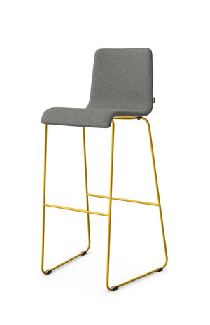 Vibe Stool With Skid Frame Base 6