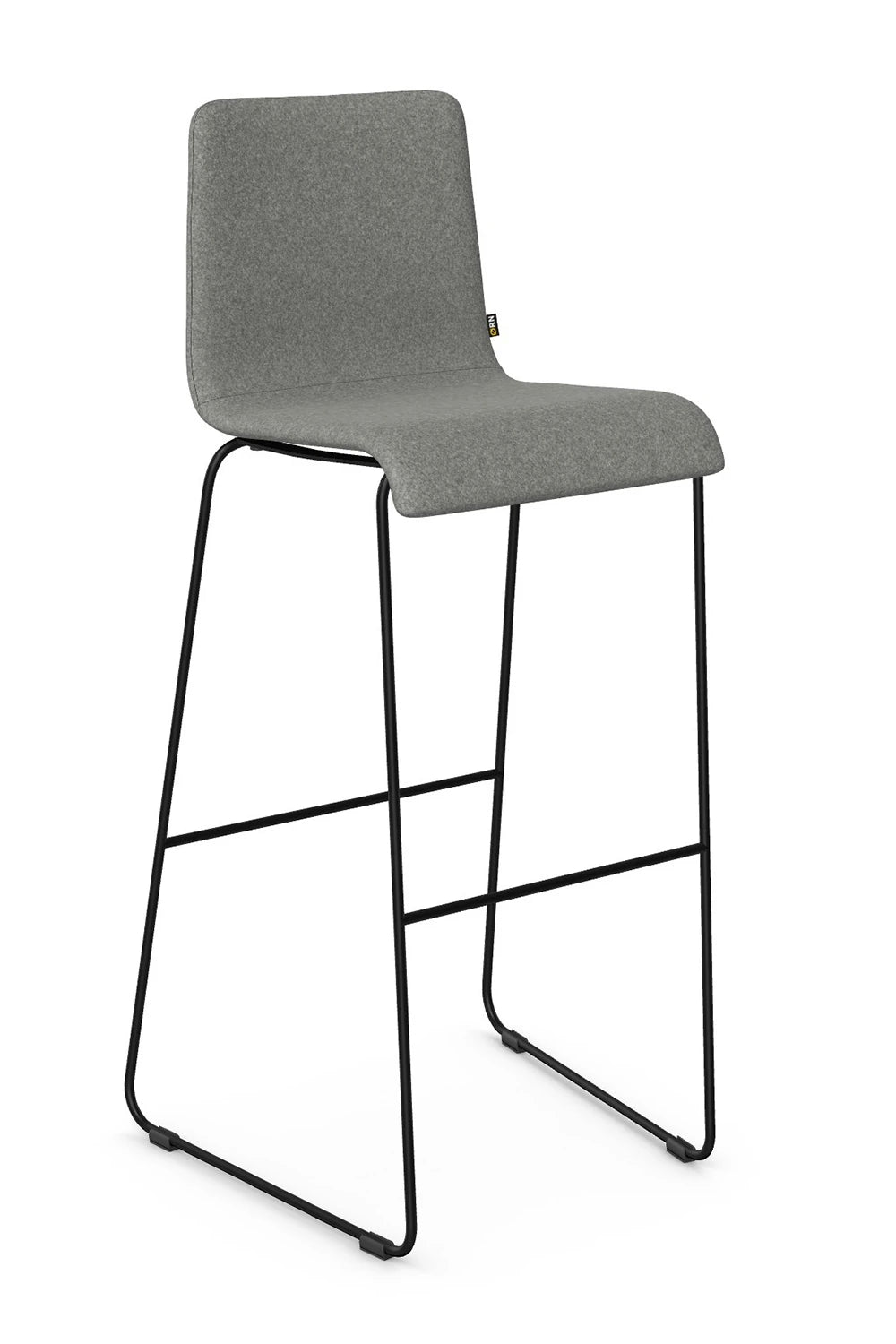 Vibe Stool With Skid Frame Base