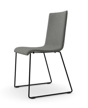 Vibe Visitor Chair With Skid Frame Base 3