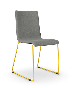 Vibe Visitor Chair With Skid Frame Base 4