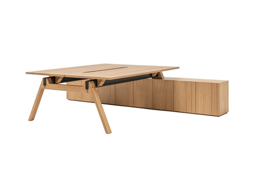 Viga Executive Bench Desk with Storage