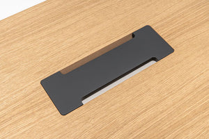 Viga Executive Desk with Side Storage and Pedestal Power Module 2