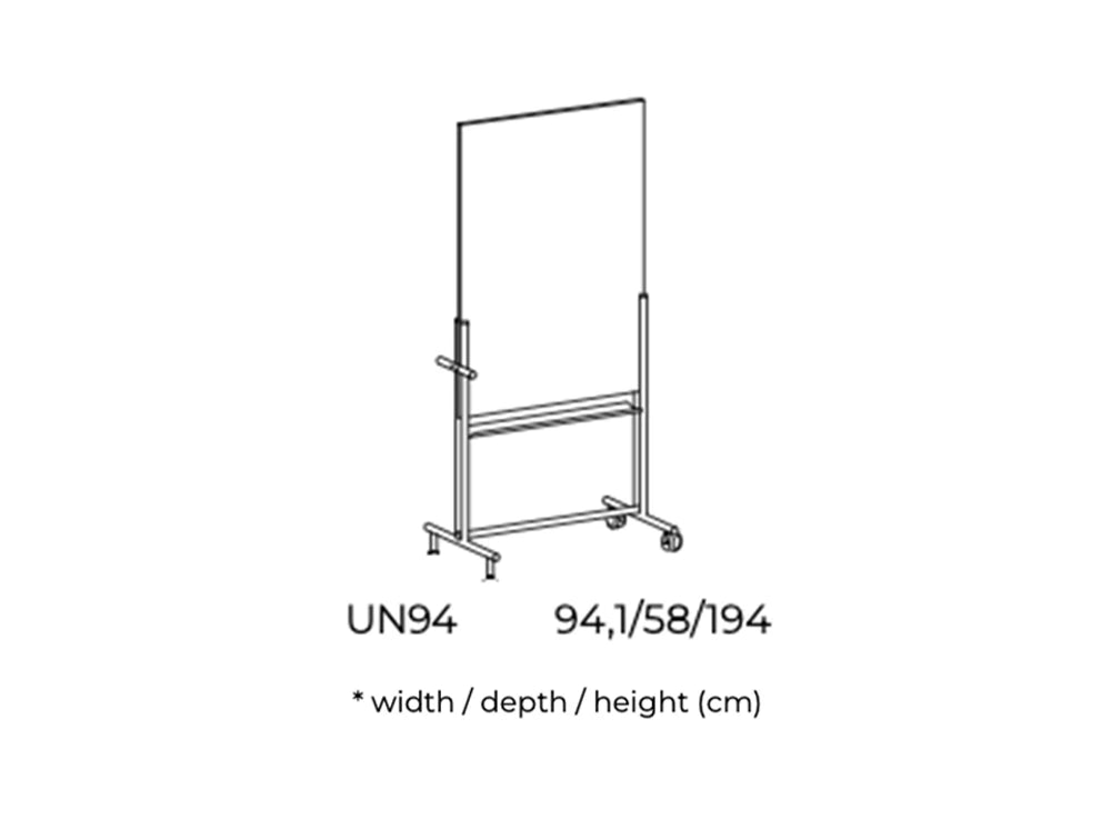 Visi Mobile Whiteboard 7 Dimensions