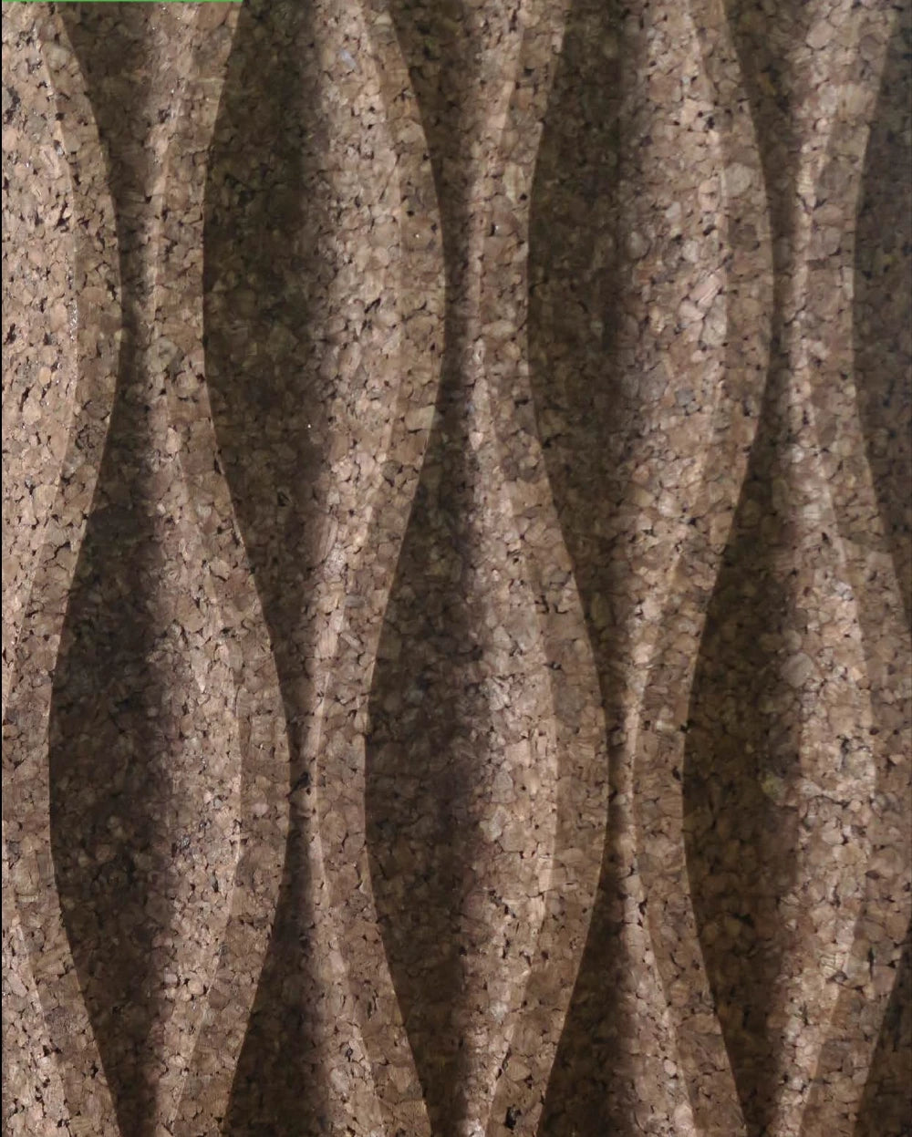 Wave 3D Cork Wall Covering