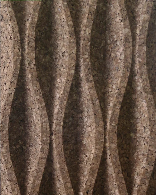 Wave 3D Cork Wall Covering 2