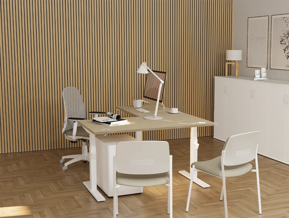 Media Meeting Room With Wooden Slats 2