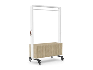 Ws.D Spry Mobile Wall - Coat Rail & Storage