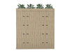 WsD 16 Door Locker System with Combination Lock and Planter 2
