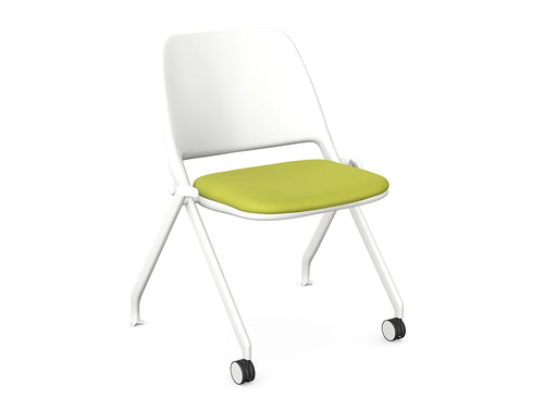 Ws.D Flex Folding Upholstered Chair with 2 Castors