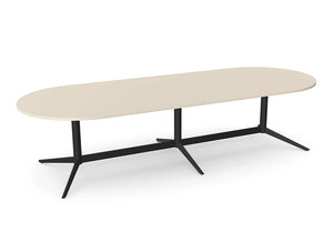 Ws.D Harmon Triple Base Table with Oval Top