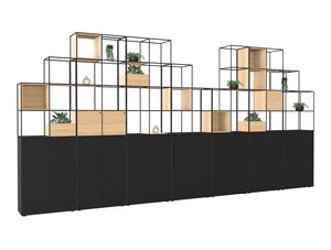 WsD Ionic Cube 7x Double Grid Stepped Zoning System on Tall Storage