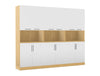 Ws.D Key 3-Level Half-Closed Storage with High Cabinet