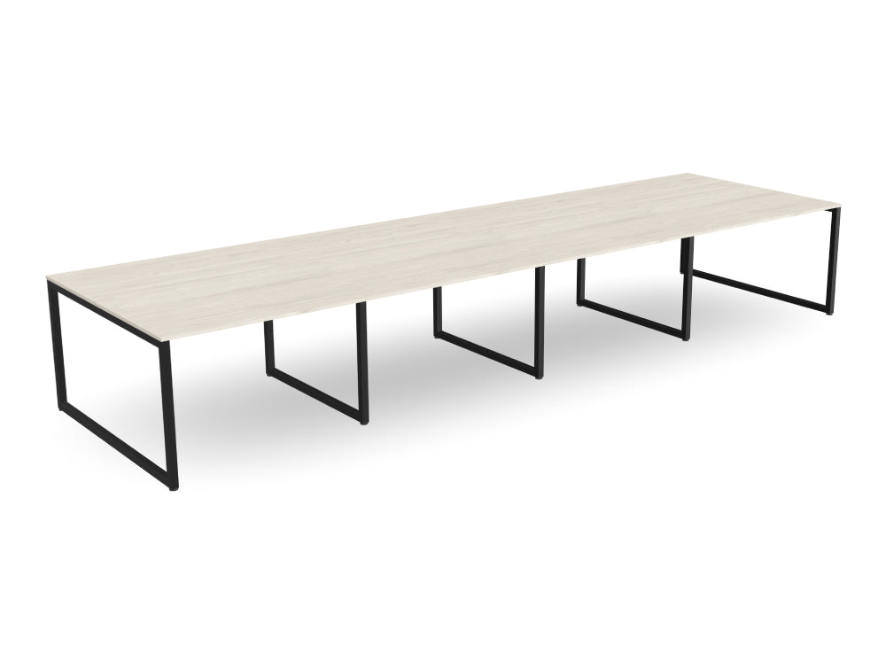 WsD Key 4 Piece Meeting Table with Closed Legs