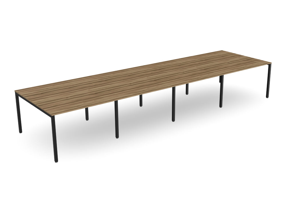 WsD Key 4 Piece Meeting Table with Straight Legs