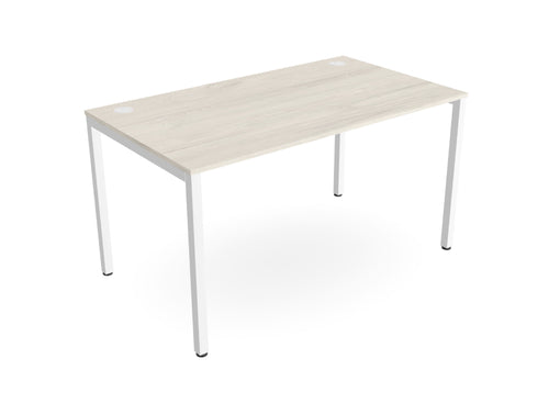 WsD Key Single Bench Desk with Straight Legs