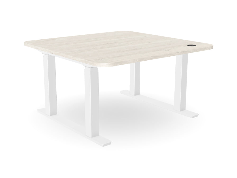 Ws.D Levo Chat Meeting Room Table with Curved Edge