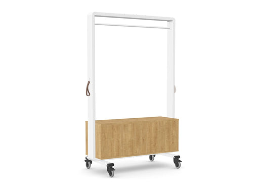 Ws.D Spry Mobile Wall - Coat Rail & Storage