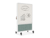 Ws.D Spry Mobile Wall - Whiteboard & Fabric Panel